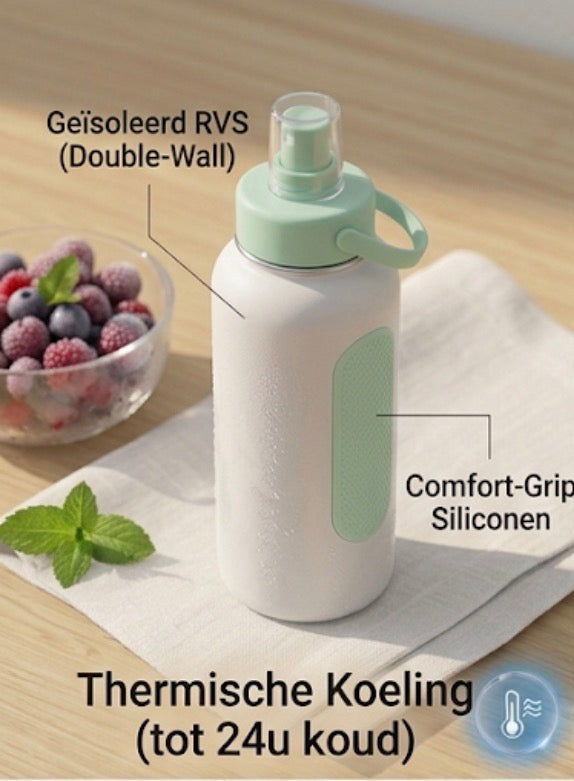 ChillMist™ - Thermische Bidon met Sprayfunctie