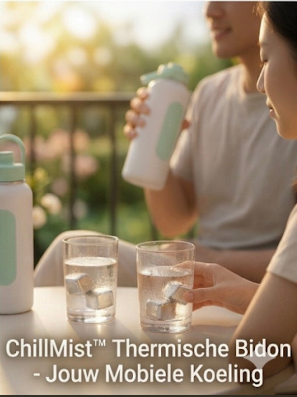 ChillMist™ - Thermische Bidon met Sprayfunctie