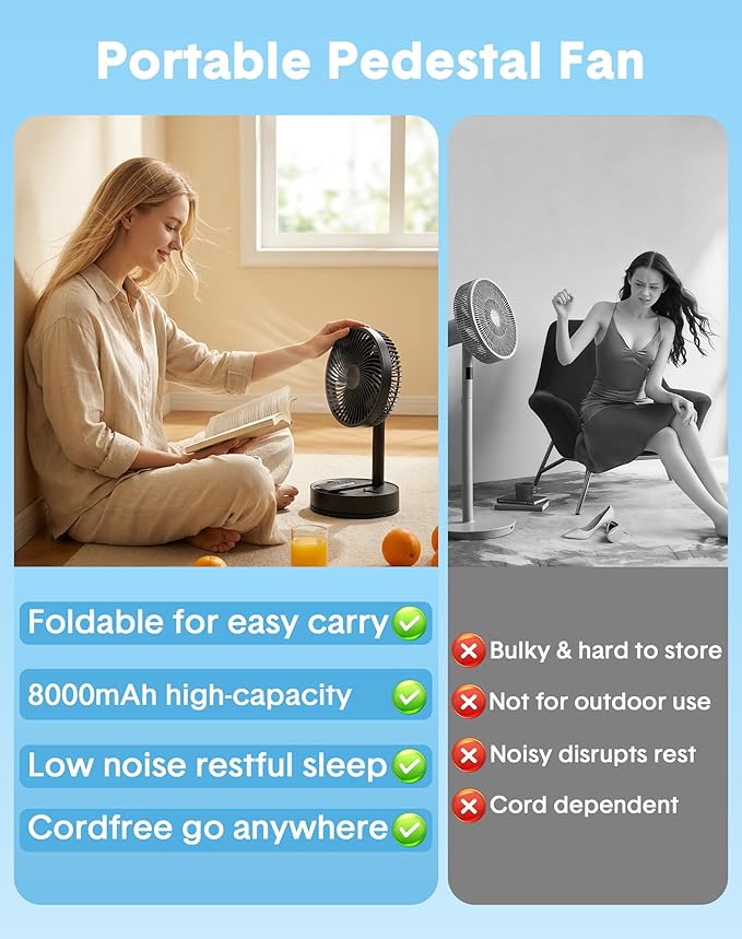 Flexbreeze Pro™ Opvouwbare ventilator